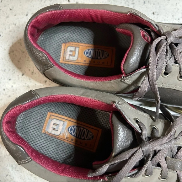 Footjoy FJ Contour Spikeless Casual Golf Shoes Lace Up​​​ - Picture 4 of 8